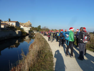 Randonnée pique-nique de Noël : de fos au Castillon   par les Etangs : 11 décembre 2016