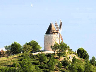 Le moulin restauré de Martigues