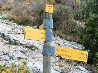 Taillades, rochers de Baude, gorges de Badarel : 23/10/2022