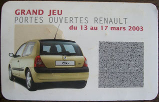 Carte Grand Jeu Portes ouvertes 2003 (RECTO) (8,6x5,4)