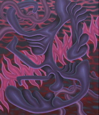 Theurgy, 2024, oil on canvas, 70 x 60 cm