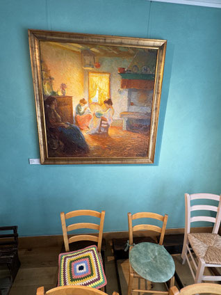 Ein Raum im Spitzen-Museum der Insel