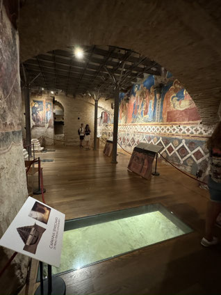 Die 1999 wiederentdeckte Krypta unter dem Dom von Siena