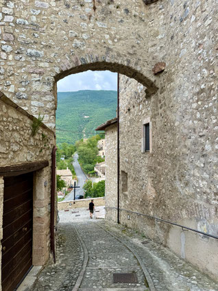 Blick ins Tal von Vallo di Nera