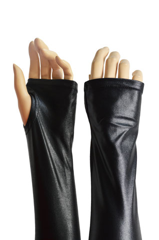 Wetlook Handschuhe fingerlos mit Daumenloch schwarz