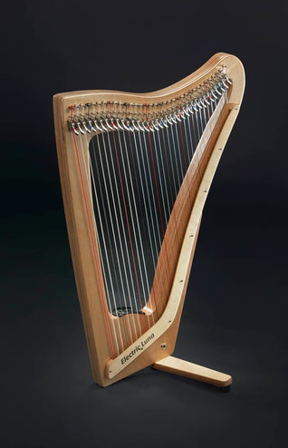 Electric Harp natural Oil finish