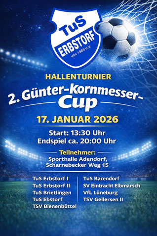 Plakat Günter-Kornmesser-Cup