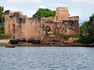 Gereza Fort sull'isola di Kilwa Kisiwani, in Tanzania.