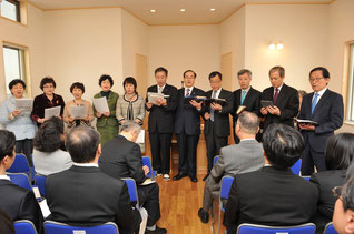 日本キリスト改革派長久手教会　伝道所設立式・献堂式
