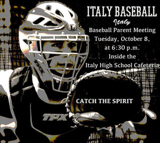 La foto è stata presa dalla High School Italy baseball - Una nota curiosa. Italy è una piccola cittadina del Texas a sud di Dallas e il suo nome fu scelto dai coloni nel 1880 per il suo clima soleggiato e dalla terra adatta alle coltivazioni