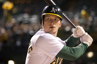 Nella foto il giovane Billy Beane interpretato dall'attore Reed Thompson in Moneyball