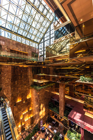 Atrium des Trump Tower in New York