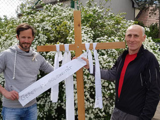 Klaus Schwertner (Caritas Wien) und Michael Zikeli (Don Bosco Flüchtlingswerk)
