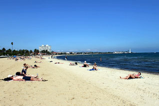 St. Kilda Melbourne, Strand, Stadtstrand, Australien