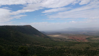 The drive to the Maasai Reserve takes in some stunning views. Dante Harker