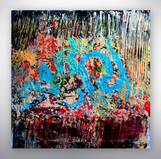 Abstrakte Gesichter, Portraits, modern, abstrakt, Menschen, figurative, Malerei, Gemälde, Bilder, Acryl, Großformat,