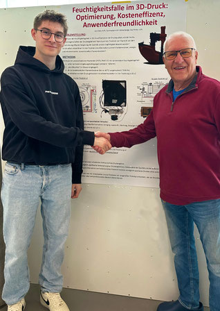 Götz Anft und Ralf Verdieck in der Zukunftswerkstatt
