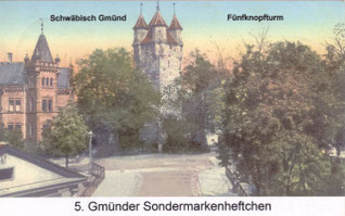 5. Gmünder Sondermarkenheftchen
