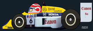 Nelson Piquet by Muneta & Cerracín