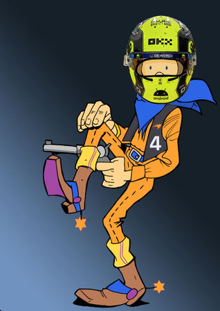 Lando Norris by Muneta & Cerracín