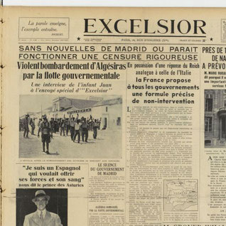 Le début de la Guerre civile espagnole vu de France
