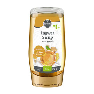 borchers Ingwersirup bio 250 g Dosierflasche