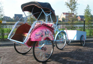 entertainment riksja fietstaxi