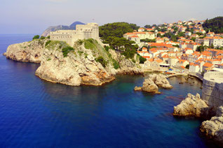 Dubrovnik aus der Himmelsperspektive bei Yacht-Urlaub
