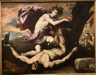 Jussepe Ribera, Apollo and Marsyas, 1637, Naples, Museo di Capodimonte 
