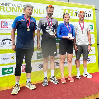 v.l.n.r. Christian Harzenmoser, Marcel Ender, Ladina Eugster, Thomas Langthaler