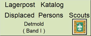Lagerpost Katalog Displaced Persons Detmold Scouts