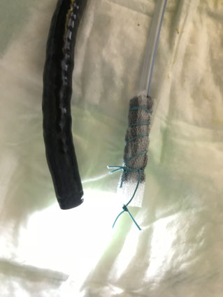open-pore polyurethane foam drainage coated with CNP-Drainage Film.