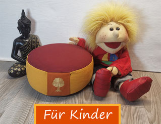 Kinder Yogakissen, Meditationskissen in verschiedenen Ausführungen. 