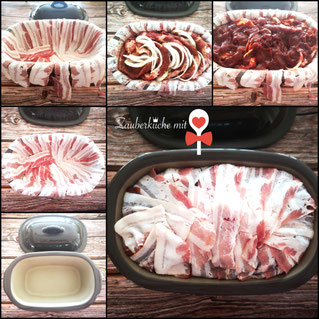 Lily von Pampered Chef, Rezepte, Schichtfleisch mit BBQ