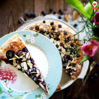 Butterkuchen mit Blaubeeren Rezept Zauberküche mit Herz