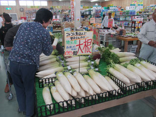 大根が瑞々しい