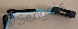 Stretchhalsband mit eingesetztem Chip / Transponder