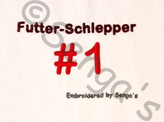 Stickerei auf Baumwolltasche - Aufwertung von Alltagsprodukten