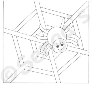 Motiv Spinne für Kindergartentasche