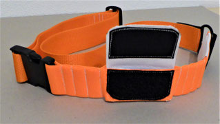 Pferdehalsband mit Tracker-Tasche