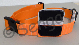Pferdehalsband mit Tracker-Tasche