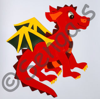 kleiner Drache Kindergartentasche
