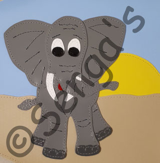 Blachenmotiv Elefant