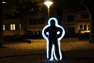 Lichtmalen, Langzeitbelichtung