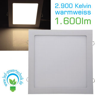 LED Licht-Panel 12W, 296x296mm, 6000K, tageslichtweiß,