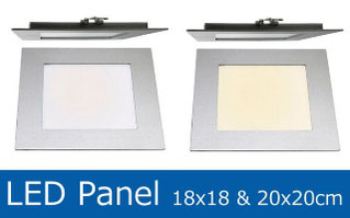 LED Panel 18x18cm und 20x20cm