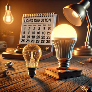 Moderne LED-Lampen bieten eine extrem lange Lebensdauer im Vergleich zu herkömmlichen Leuchtmitteln