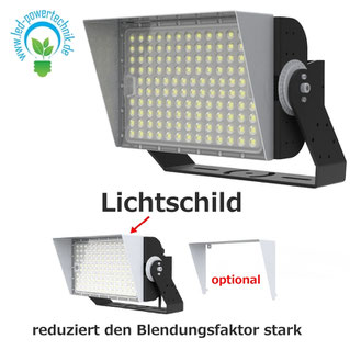 Lichtschild für Flutlicht