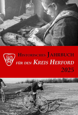 Cover des Historischen Jahrbuchs 2025 mit historischen Fotos