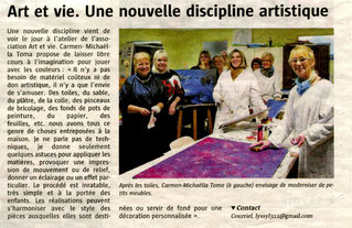 Cours de Peinture abstraite -11/2014